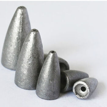 路亚铅坠通心铅配重远投防挂底倒钓铅头专用德州钓组钓鱼铅坠 子弹铅