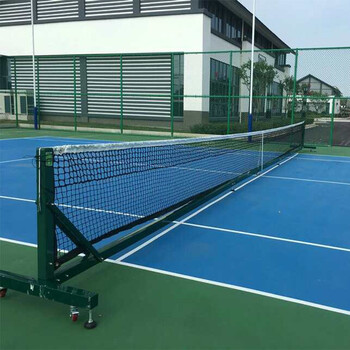 (铝合金网球架)网球场移动式多功能网球柱比赛型可移动式网球柱球架