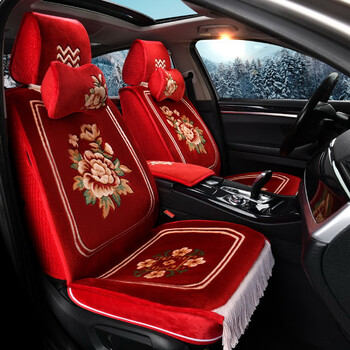 马先生高档汽车羊毛坐垫套简约纯羊毛手工地毯式四季通用全包围羊绒