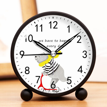 小闹钟 迷你 小钟小闹钟学生简约床头夜光电子儿童男女孩闹铃起床神器