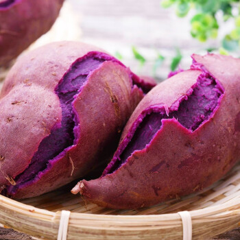 京鲜禧山东紫罗兰紫薯 沙地紫薯 新鲜现挖 蔬菜地瓜农家 净重4.5斤装