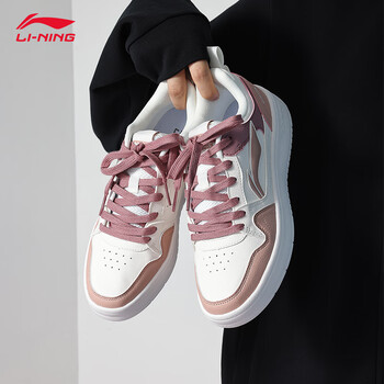 李宁休闲鞋板鞋运动鞋女鞋夏季新款老爹鞋子透气健身耐磨跑步鞋时尚