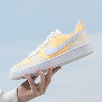 耐克（NIKE）女鞋2024夏款COURT BOROUGH LOW舒适透气运动休闲大童板鞋DV5456 DV5456-107 现货售罄 38.5