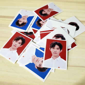 温妤 wxpyu 大头贴照片 洗照片可以贴的照片背胶照片打印钱包照证件照