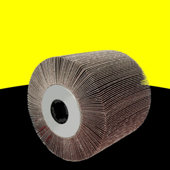 拉丝轮不锈钢镜面抛光全砂布抛光轮千叶轮打磨轮拉丝机百叶轮 60