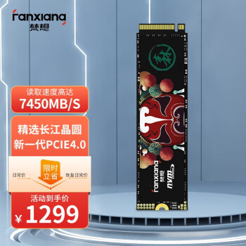 梵想（FANXIANG）S790 SSD固态硬盘 M.2接口(PCIe 4.0x4) 适配PS5 4TB【读速7450MB/S 长江晶圆】标配款
