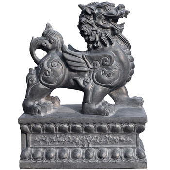 飘窗别颖石貔貅一对看门大号大型石雕石头皮丘门口家用神兽小青石家居