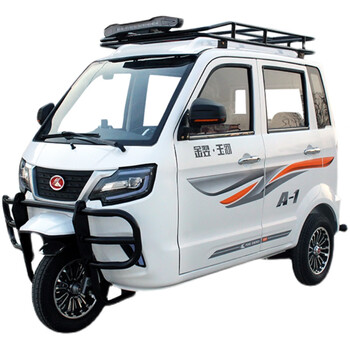 蓝天马(runtema)新款全封闭燃油三轮摩托车可上牌汽油车助残疾车全棚