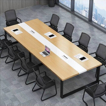 丹邸(duidee)钢架会议桌办公室培训桌洽谈会客桌2.4米