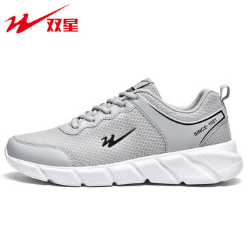 双星跑步鞋男轻便春秋时尚百搭潮流运动鞋男舒适男士旅游鞋 wdpm-9273