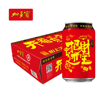加多宝 凉茶植物饮料 茶饮料 310ml*24罐 (新老包装随机发货)