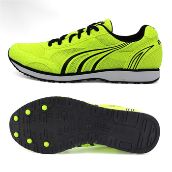 东足红跑步鞋中考体育立定跳远专用鞋男女考试田径训练鞋学生运动鞋