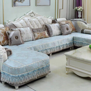 l型沙发套罩新款欧式沙发套罩四季通用沙发垫夏天全包套防滑简约l型