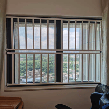 城田优(ctiyo)免打孔窗户防护栏防盗窗护窗阳台自装防坠落室内飘窗