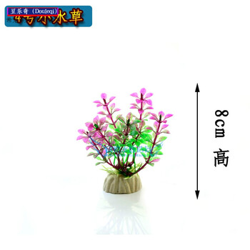 Boussac小款鱼缸造景套餐仿真水草装饰美化水族箱装饰品布景假水草鱼草4号小水草 迷你紫 图片价格品牌报价 京东