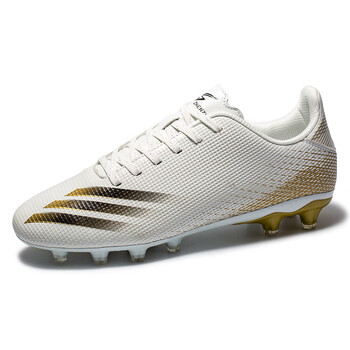 足球鞋梅西金球刺客14男女长短钉碎钉学生龙骨耀缇 白色_x20白色长钉