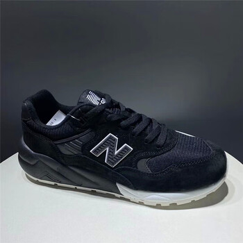 新百伦领跑nb男鞋捡漏秋冬真皮男鞋nb运动鞋时尚潮流复古休闲潮流黑白