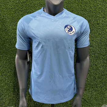 乾灿大连人球衣队服球员版新款定制比赛服主场蓝色短袖中超足球服光板