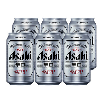 朝日(asahi)超爽生啤酒 辛口黄啤 日式啤酒 全开盖精酿啤酒 桶装瓶装