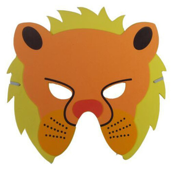 六一儿童节亲子表演卡通动物面具幼儿园演出游戏帽子道具小礼品 1103