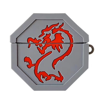 成龙历险记生肖龙符 耳机保护套适用苹果23代无线蓝牙耳机壳 龙符咒