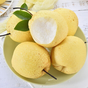 青尊园新疆天山雪梨应季水果梨子新鲜脆梨雪当季特产贡梨整箱 8斤