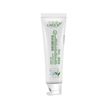 卡丽施120g绿茶清新牙膏绿叶爱生活官方身体护理