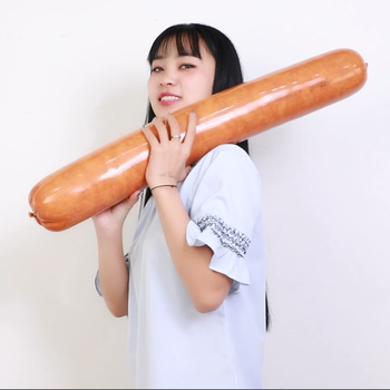 天津国顺纯肉大方火腿肠 圆火腿 约12斤/根 超大根巨大网红猪肉肠