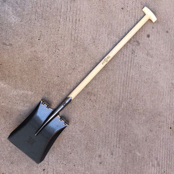 007加厚锰钢尖头铁锨挖土铁锹铲子家用农用工地铲 深蓝色【图片 价格