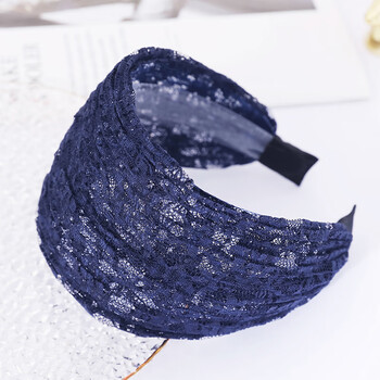 中老年遮白发发卡宽边的压发发箍女士带齿防滑头箍百搭蕾丝盖碎发