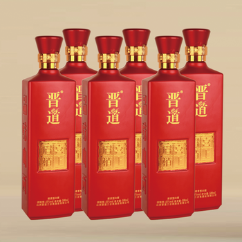 晋道酒45度晋道喜上眉梢500ml6瓶整箱装清香型口粮酒宴请用酒山西特产
