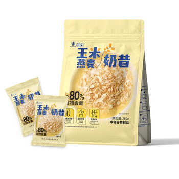 塔拉额吉 塔拉·额吉玉米燕麦奶昔 0蔗糖玉米糊代餐奶昔独立包装 280g