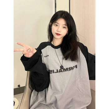 赛丽薇塔诗雨minette秋季薄款套头卫衣女oversize小众高街宽松长袖