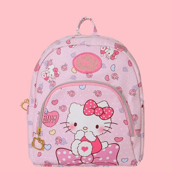 凯蒂猫儿童小学生小书包角落女孩女童时尚休闲双肩包蝴蝶结kt