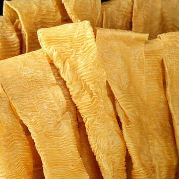 人造肉豆制品蛋白肉长豆皮干货油豆腐皮手工大豆 长豆皮/人造肉4斤