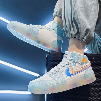 保罗骆驼男鞋春秋2021年新款潮流时尚板鞋男士保暖增高韩版百搭鞋子男