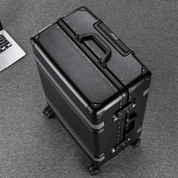 小米mi鲨鱼行李箱铝框万向轮皮箱学生拉杆箱男女26寸密码旅行登机箱耀