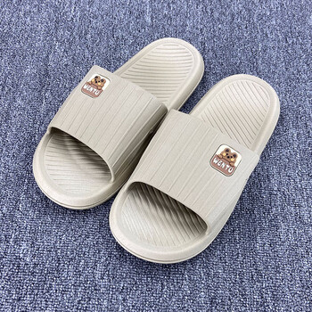 诺鱼踩屎感软底进口越南天然橡胶乳胶防滑男情侣浴室居家拖鞋女定制款