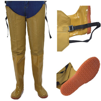 2022新款下田插秧靴插秧鞋软底涉水裤中筒高筒靴水田鞋过膝稻田鞋膝下