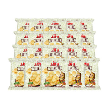 上好佳（Oishi）玉米卷 膨化零食大礼包 6g*20袋