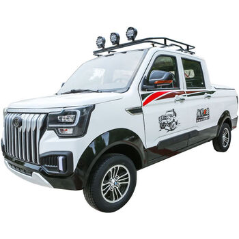 欣莱达新款全燃油车四轮摩托车双排皮卡车载客载货越野助力汽油四轮车