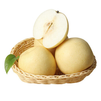 妮姬河北皇冠梨 新鲜水果当季脆甜多汁雪梨水晶梨 20斤【实惠装】