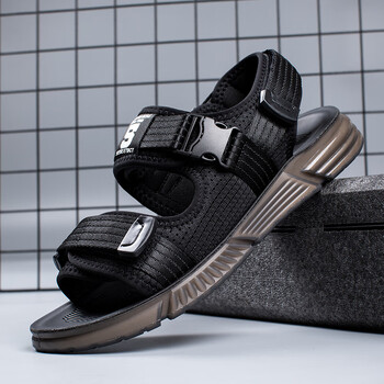 凉鞋子男士凉拖时尚潮流 cf502 黑色 44【行情 报价 价格 评测】-京东