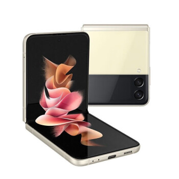 三星（SAMSUNG）Galaxy Z flip3 折叠屏 双模5G 立式交互 520礼物送恋人朋友 韩版 flip3 月光香槟 韩版 256G 单卡