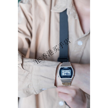 陈小春同款手表卡西欧casio a158wa f-84w f91wa代购小方块电子表 b