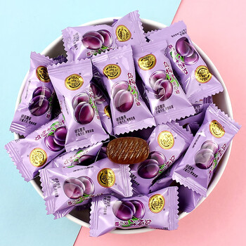 徐福记果汁夹心糖水果味硬糖混合荔枝乌梅婚庆喜糖果休闲零 乌梅汁250