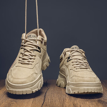 劳保鞋秋季新款男鞋工地干活防水耐磨工装鞋休闲百搭透气运动鞋潮