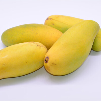 海南象牙芒腰芒果当应季新鲜水果现摘台农5斤象牙芒腰芒中大果1斤34个