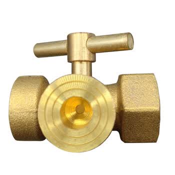 梵选 锅炉压力表铜三通旋塞阀门内螺纹手柄铜闸阀 单位:个 dn20*16