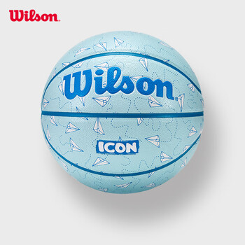 威尔胜(wilson)wilson2024新款纸飞机室内外通用小学生儿童5号7号篮球